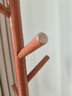 奔汉实木衣架落地衣帽架卧室家用挂衣架简易立式榉木挂衣杆室内挂包架 【松木覆膜】胡桃色三腿-8挂钩 实拍图