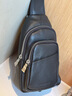 红蜻蜓（RED DRAGONFLY）头层牛皮包包男包单肩斜挎胸包大容量送爸爸情人节新年生日礼物 实拍图