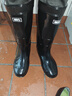 回力高筒雨鞋雨靴水鞋塑胶套鞋胶鞋防水户外防滑男女雨鞋升级反光贴*1双升级款8127黑色高筒43码 实拍图