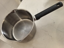 苏泊尔（SUPOR）奶锅316L不锈钢宝宝辅食锅热奶泡面小汤锅加厚电磁炉燃气通用 316L不锈钢奶锅【带蒸笼】- 18cm 实拍图