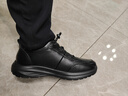 奥康（Aokang）奥康男鞋休闲皮鞋商务休闲鞋舒适百搭厚底运动鞋 黑色加绒42  实拍图