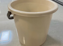 五月花洗衣泡脚洗澡桶 16L耐用加厚清洁塑料手提水桶多用桶带盆水桶  实拍图