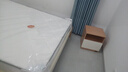 全友（QUANU）家居奶油芝士系列双人床小户型家用主卧室齐边大床含床垫组合家具 【高脚款 | 升级实木排骨架】单床+床头柜*2+65K床垫 1.5x2米 实拍图