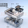 苏泊尔（SUPOR）厨房拉篮 304不锈钢双层开门抽屉式碗碟碗架收纳加厚碗篮 实拍图