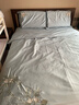 富安娜 四件套 60支长绒棉贡缎高端纯棉床上用品 床单被套枕套双人被罩 60支长绒棉贡缎-轻舞【礼盒装】 1.8米 床单款 (被套:230*229cm) 实拍图