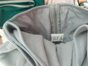京东京造防静电户外摇粒绒外套秋冬抓绒衣透气保暖夹克男女同款 浅灰色 XL 实拍图