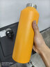 REVOMAX大容量保温杯316不锈钢保温保冷两用泡茶水杯子 向日葵黄950ml 实拍图