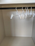 家の物语（KATEI STORY）日本裤夹裤架可伸缩无痕裤子架内衣衣架文胸袜子晾衣架子学生宿舍 无痕裤夹20个装 白色 实拍图