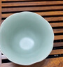 东道 汝窑茶杯陶瓷功夫茶具开片可养汝瓷主人杯 中葵饮杯2025款(天青) 实拍图