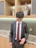 罗蒙领带男商务正装圆点8cm手打工作结婚新郎酒红色口袋巾套装礼盒 实拍图