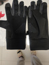 【京东物流】手套男士冬季加绒骑行电动车防滑触屏开车保暖手套女 【掌心防滑 可触屏】男士黑色 均码 1双 掌围女17-21男18-23cm 实拍图