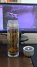 宅轻松 泡茶杯男女士茶水分离水杯一键开盖双层玻璃杯车载耐高温杯银色 实拍图