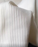 优衣库女装罗纹高领T恤/长袖小高领内搭479588 00 白色 S /155/80A 实拍图