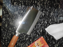 京东京造 77层大马士革钢菜刀 刀具家用加厚加重【大马士革钢】锋利砍骨刀 实拍图
