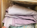 LOVO罗莱家纺 水洗棉四件套床单被套双人用品220*240cm紫色 实拍图