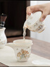 金镶玉功夫茶具整套装陶瓷茶壶茶杯送人礼品盒高档羊脂玉白瓷 世外桃源 实拍图