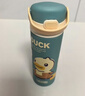 膳魔师（THERMOS）保温杯儿童直饮水杯小学生开学必备小黄鸭水壶带杯套500ml淡绿 实拍图