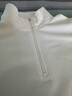 优衣库男装柔滑弹力摇粒绒半拉链套头衫/长袖25秋冬新款481184 01 乳白色 L /175/100A 实拍图
