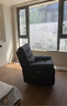 LAZBOY乐至宝落日哈尼轻奢真皮可躺可摇功能沙发躺椅深棕0.99m【3天发】 实拍图