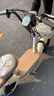 飞鸽电动自行车 E75Plus新国标电动车2026长续航63KM铅酸电池48V21Ah智能电瓶车可上牌漫步白 实拍图