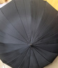 天堂 长柄加大雨伞半自动强抗风商务直杆伞晴雨伞65*16骨 深藏青 实拍图