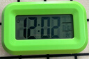 四万公里迷你闹钟学生专用 多功能电子时钟智能桌面起床神器 夜光静音温度日历厨房可计时 绿色【送电池】 实拍图