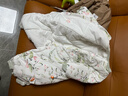 良良（liangliang）[新品]婴儿睡袋火山棉恒温儿童乖肚肚秋冬宝宝分腿防踢被子 厚夹棉【适合6-10℃】风铃草 L（建议身高80-95cm） 实拍图