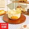 陶瓷泡面碗带盖餐具学生宿舍大容量双耳螺蛳粉碗可爱面碗个人专用 6寸面包泡面碗【带盖】 实拍图