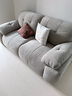 帕沙曼抱抱熊布艺沙发全可拆洗雪尼尔小户型云朵复古奶油风客厅 2657ZF 2.06米 大双人位【全拆洗设计】 旗舰版 30%选择-[雪尼尔]紫罗兰+硅胶棉+海绵 实拍图