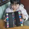 金值X迪士尼 36色软头丙烯马克笔 可控墨彩色小学生美术美育小黑盒高覆盖不透色水彩笔画笔生日礼物 实拍图