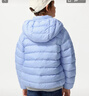 优衣库童装男女童PUFFTECH空气棉服可机洗连帽外套排骨棉服478123 61 水蓝色 160 实拍图