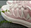 FILA 斐乐官方女鞋秋季板鞋萝卜鞋厚底面包鞋休闲鞋运动鞋子 奶白/烟玫瑰粉-GR 37.5 实拍图