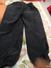 杉努（SHANNU）暴雨防水冲锋裤男秋冬季户外登山美式机能工装裤子 黑色加绒 4XL 实拍图
