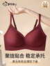都市丽人红色内衣本命年马年女衣服无钢圈女士内衣聚拢防下垂防外扩收副乳 实拍图