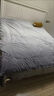 海澜之家（HLA）牛奶绒四件套防静电高端双面亲肤珊瑚绒床单被套简约风床品套件 渐变风暮雪 四件套 2.3*2.5m 床单款 被套2.2*2.4m 实拍图