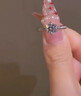 沫兰（MOLADY）一克拉本命年银戒指女士款表白求婚生日新年情人节礼物送女友老婆 [一克拉]六爪钻戒+品牌定制礼盒 实拍图