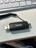 雷克沙（Lexar）USB3.2读卡器 TF/SD二合一 USB/Type C双口 大疆无人机运动相机内存卡读卡器 支持苹果17手机电脑 实拍图