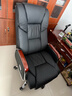凯联（KAILIAN）真皮老板椅可躺牛皮大班椅子商务电脑椅书房家用舒适久坐办公座椅 贵族黑+搁脚 纳帕皮 实拍图