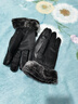 沐驰斯顿皮手套男士冬季户外骑行加厚保暖防风防泼水触屏摩托车滑雪手套女 加厚加绒 骑行款 防泼水/可触屏 实拍图