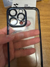 闪魔【自带镜头膜】适用iphone15系列手机壳 苹果保护套 镜头全包透明防摔硅胶气囊电镀男女款 15promax【钛灰色】自带镜头膜 实拍图
