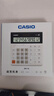 卡西欧（CASIO）超宽计算器DH-12-WE白色无声款12位数字显示双电源桌面办公专业计算系列 实拍图