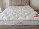 喜临门白骑士床垫国家补贴加厚进口乳胶护脊黄麻 独袋弹簧家用 白骑士plus+尼亚pro云雾米床架 1.8*2米 实拍图