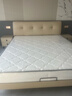 全友家居奶油风头层牛皮床头软包卧室2米×2.2米茉伊真皮高脚双人大床 实拍图