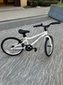 迪卡侬混合路面自行车RIVERSIDE变速钢制车架青少年儿童带脚撑车铃 白色20寸带脚撑(不可变速) 实拍图