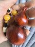 正宗非洲小叶紫檀小葫芦手把件檀木文玩木雕办公把玩盘玩包浆解压 非洲小叶紫檀葫芦 7.5cm 实拍图