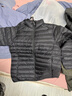 京东京造穿山甲轻薄羽绒服 立领白鸭绒户外秋冬外套短款男 黑色 XXL 实拍图