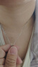 七度（SEVEN DEGREE）999银项链女足银素链裸链元宝瓜子链满天星无吊坠单链万能锁骨链 实拍图