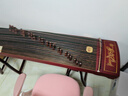 仙声 古筝初学者专业演奏考级刻字刻画扬州乐器 金荷花（架子+琴弦或凳子） 实拍图