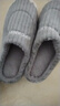 小熊小兔踩屎感棉拖鞋女士厚底防滑冬季外穿居家情侣保暖学生男 小熊小兔棉拖-灰色 42-43 适合41-42 实拍图