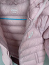 亚瑟士（asics）童装25年冬季儿童柔软舒适三防轻薄保暖羽绒服【高充绒量】 粉色 清洁度1000-鸭绒 130 充绒量70g 实拍图